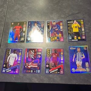 Topps soccer trading cards. Sapphire Mini Tin Season 2021/2022